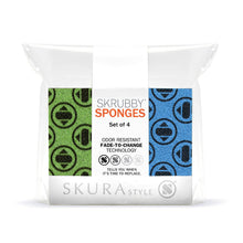 Load image into Gallery viewer, LIVE TO SCRUB &lt;br/&gt;4 Sponges Ships Monthly